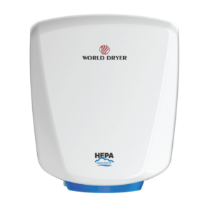 World Dryer VERDEdri Hand Dryer White Aluminum